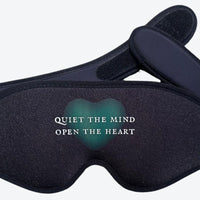 QUIET THE MIND, OPEN THE HEART | INNERSIGHT EYEMASK (PREORDER)